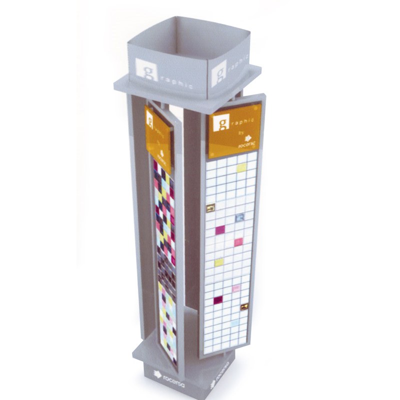 Torre en Melamina pLata con 4 paneles giratorios